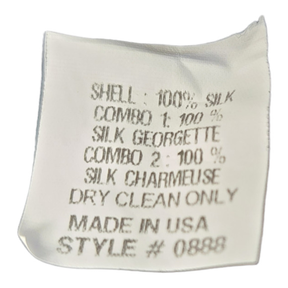 Nancy Rose Womens Lightweight Chartreuse Slip Dress Silk Gray Black Size 4 - Picture 4 of 5